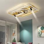 LED Ceiling Lights Rectangular Living Room Bedroom Aisle Recessed Lamps Simple