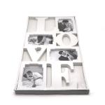 Hot Sale White Love Square Gallery Wall Picture Frames 29.5 X 28.5 X 2 Cm ODM /