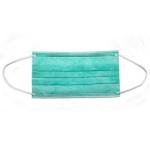 Breathable Green Non Woven Surgical Mask in Operation Virus Liquid Protection