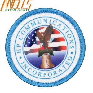 Wholesale Promotional Custom Sublimated Patches Cold Cut Hook And Loop Backing from china suppliers