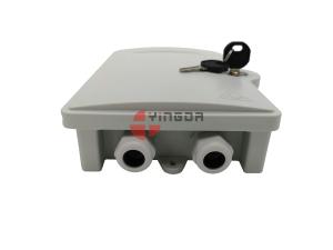 Wholesale FDB Fiber Optic Cable Termination Box 2 Cores PC ABS Outdoor Wall Mounted from china suppliers