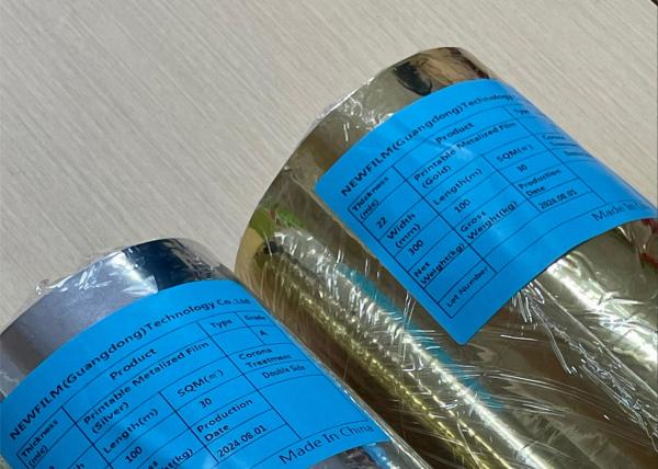 Printable Metalized Laminating Film Packaging Material For Wine Boxes Cosmetic