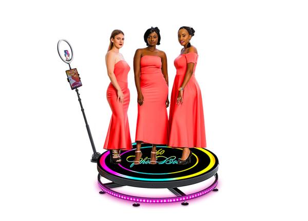 Selfie 360 Automatic Photo Booth Slow Live Broadcast Spin Booth 360 Smaller