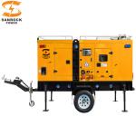 1500r/Min Mobile Sewage Pump Electric 80KW Portable Trailer Mounted Diesel Water
