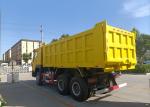 Lhd Yellow Sinotruk Howo 6x4 Dump Truck 371hp Heavy Duty
