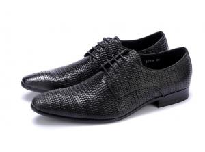 Wholesale All Woven Bright Genuine Mens Leather Dress Shoes , Leather Oxfords Shoes For Men from china suppliers