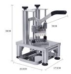 Portable Potato Chips Slicer Machine Food Cucumber Carrot Strips Sweet Potato