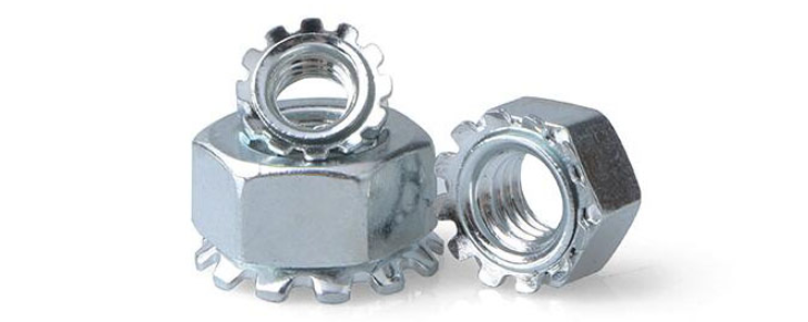 Stainless Steel K Nut Kep Nut K Nuts With Toothed Washer