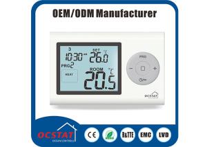 Wholesale Water Heating Boiler Controller Gas Heater Thermostat Digital Programmable White Backlight from china suppliers
