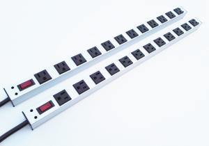 Wholesale 12 Way Multi Outlet Power Strip Bar , Industrial 12 Plug Extension Lead With Switch from china suppliers