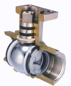 Wholesale Floating Two Piece Ball Valve DIN / BS / ANS I/ JIS / API / ASME For Oil And Gas from china suppliers