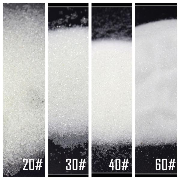 Reflective Clothes Micro Glass Beads Powder Hardness 6-7 Clear Glass Microbeads