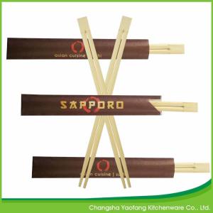 Wholesale Chinese Moso Reusable Bamboo Chopsticks Natural Twins 24cm from china suppliers