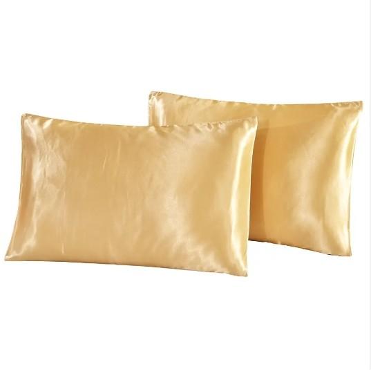 White/Gray/Beige/Blue Solid pillow protector cover Set with Hidden Zipper
