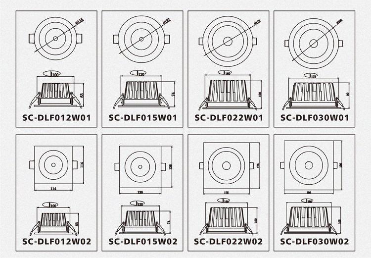LED downlight COB 15w manufacturer