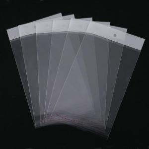Wholesale Self Adhesive HDPE LDPE OPP Plastic Header Bag OEM White Clear from china suppliers