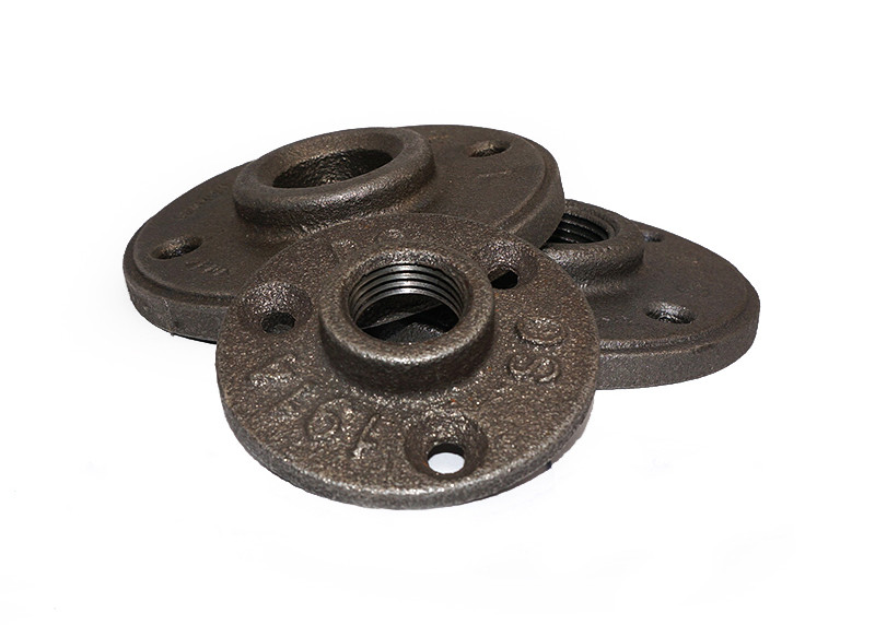 Wall Mounted Book Shelves Malleable Flange Nipple Home Furniture Fittings
