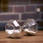 Indoor Wedding Favors Hourglass Custom Diamond Shape Decorate Sandglass With