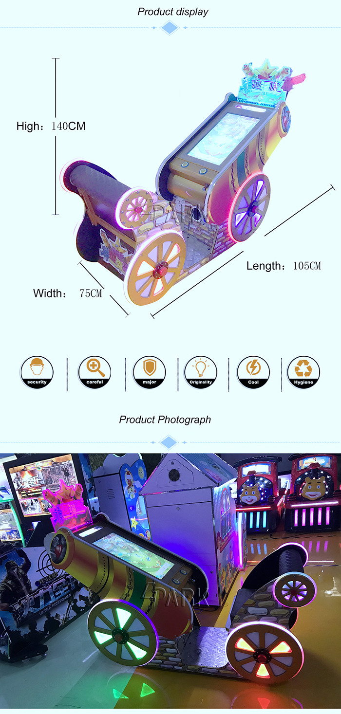Indoor Kids Coin Operated Game God Shell Beads For Amusement Center