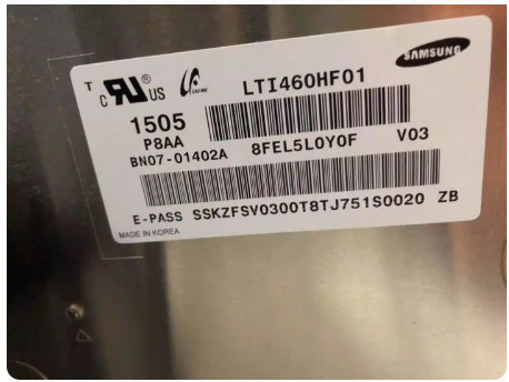 LTI460HF01 Samsung 46" 1920(RGB)×1080, 2500 cd/m² INDUSTRIAL LCD DISPLAY