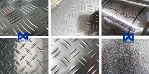 Wholesale Five Bars Embossed Aluminum Sheet 1050 Checkered Aluminum Sheet Custom from china suppliers