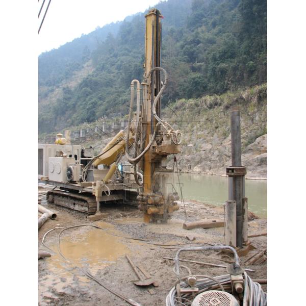 56kW Diesel 150m Drilling Equipment In Construction