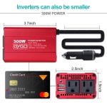 Smart Inverter 300W Car Power Inverter 12V 24V To 220V 300W Car Power Inverter
