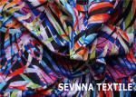 Neon Bright Colors Nylon Swimwear Fabric , Reversible Swimwear Lining Fabric