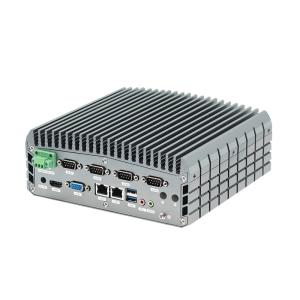 Wholesale Win10 Fanless Industrial Mini PC With 6 Serial Ports 2LAN GPIO Ports 7th i3 i5 i7 from china suppliers