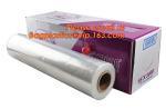 Waterproof transparent pe pvc 12mic 30cm customized food wrap,China stretch
