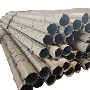 Wholesale ANSI Single Cross Arm Electric Power Poles Galvanizing 20-60m 10-500kV from china suppliers