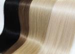 No Tangle European Human Hair Extensions Double Drawn Hair Wefts Extensions