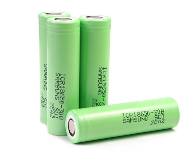 Ultra High Power Brand ICR18650-30B Li-ion Battery Cells 3.6V 3000mAh for