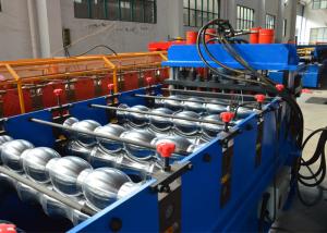 Wholesale 7.5Kw Main motor power Roof Tile Roll Forming Machine with 12-15m/min from china suppliers