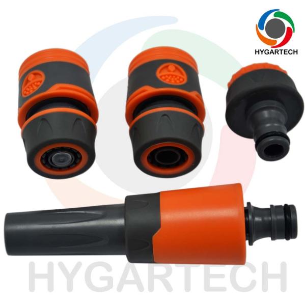 Garden Click Quick Connect Coupling Plastic Hose Nozzle Water Spray Gun Car