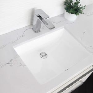 Wholesale Stains Resistant Ada Bathroom Sink 17&quot; Rectangular Undermount Bathroom Sink 500mm from china suppliers