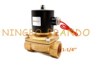 Wholesale UW-35 2W350-35 1-1/4 Inch Brass Flow Control Brass Solenoid Valve from china suppliers