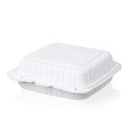38oz 1050ml Plastic Food Packing Box Takeout MFPP Hinged Lid Microwavable