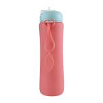 OEM ODM Silicone Water Bottle Soft Foldable 500Ml For Running