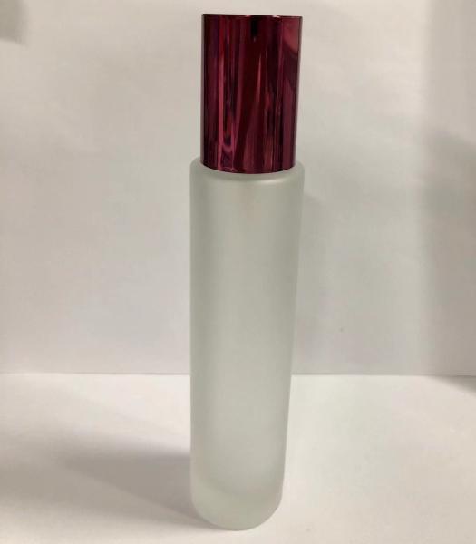 100ml Glass Lotion Bottles Cosmetic Packaging With Plastic Cap Pump Bottles ,