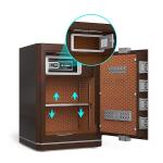 Fingerprint Or Password fireproof safety deposit box Interior Design H680mm