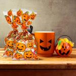 Gravure Printing PE PP Halloween Pumpkin Bags 30 Micron For Candy
