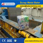 Wanshida CE Certification Hydraulic Aluminum Cans Baler Compactor Machine