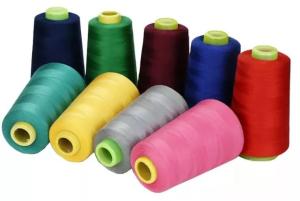 Wholesale 30S/3 100% Dyed Polyester Spun Sewing Thread For Geotectile Garment Accessories from china suppliers