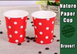 Large Insulated Vending Coffee Cups , Odourless Paper Cups For Coffee Vending