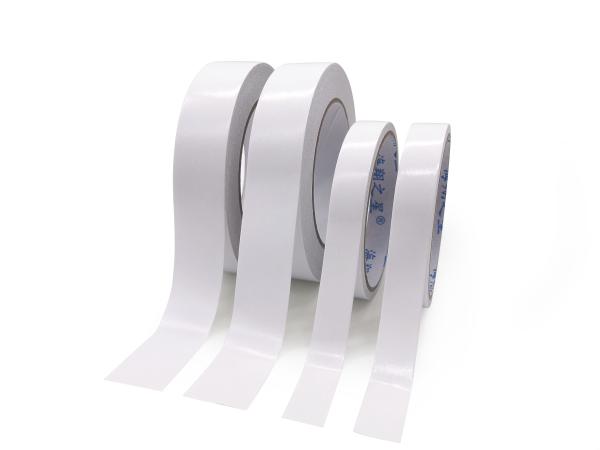 Acrylic Adhesive Double Coated Tissue Tape / Flying Splice Tape For Paper