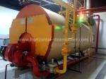 10 Ton Gas Fired Steam Boiler 10000Kg/Hr Running Low Consumption Fuel