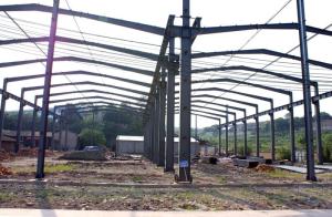 Wholesale Mining Storage Steel Framed Buildings , Fast Erection PEB Prefab Steel Buildings from china suppliers
