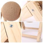 Sisal Balls 7.87 Inch Easy To Install Interactive Cat Toys Cat Scratching Pad