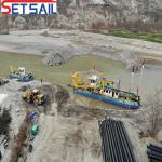 Shijiazhuang River Sand Pump 12 Inch Cutter Suction Mud Dredger 1450mm Cutter